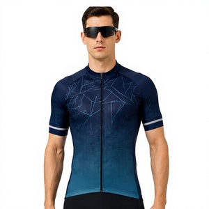 เสื้อจักรยานทีมรุ่นล่าสุด ดีไซน์ทันสมัย พิมพ์ลายดิจิตอลแบบ Sublimation น้ำหนักเบา แขนสั้น สำหรับแข่งขันจักรยาน - Product Image 1
