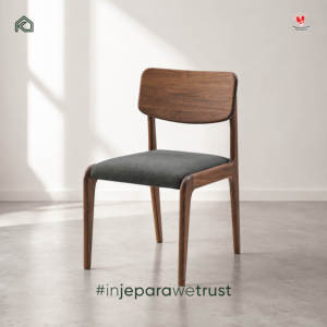 Chaise de salle à manger en bois massif Danan, moderne, rembourrée, pour restaurant, café, hôtel, fournisseur en gros OEM ODM - Product Image 1