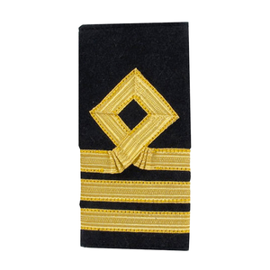 Handmade Shoulder Epaulettes with Gold and <b>Silver</b> Braid Detail Custom Embroidered Rank Boards for Formal Parade Uniforms - Product Image 3