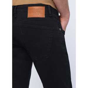 Pantalones adelgazantes informales para hombre con lavado de tiro bajo Culottes ajustados a la moda con costuras de bolsillo Smoke-Ash Jeans Pantalones de mujer - Product Image 1