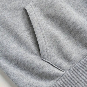 Sweat-shirt à capuche unisexe surdimensionné avec imprimé cœur en strass gris, vêtement décontracté pour l'automne - Product Image 6