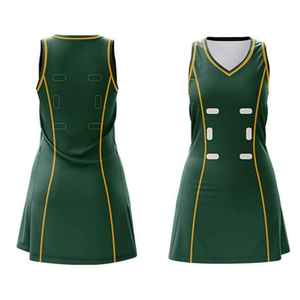 High Quality Breathable Mesh Sports Netball Jersey <b>Dress</b> for Girls Sublimated Tennis Uniforms Netball Sets - Product Image 3