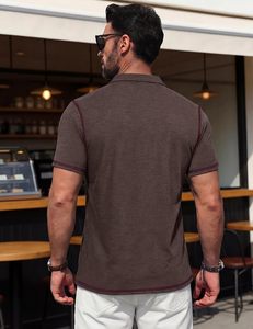 Polo vintage Legacy Premium pour homme, série Platinum, élégant et décontracté - Product Image 3