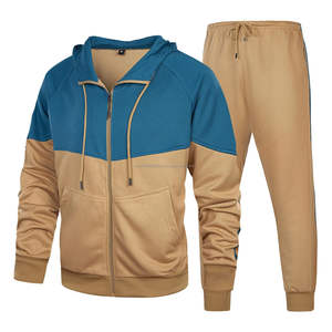 Conjunto Deportivo Personalizado para Hombre, Sudadera con Capucha y Pantalones Jogger, Chaqueta Deportiva Informal con Cremallera, Prenda Exterior de Moda con Estampado de Tela de Felpa - Product Image 4