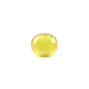 Loose 3.35 Carat Yellow Sapphire Oval Cut Gemstone for Fine Jewelry - Product Image 2