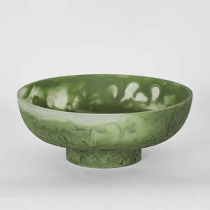 Ensaladera de Resina Pulida, Diseño Clásico, Ligera, Decorativa, Apta para Lavavajillas, Ecológica, para Mesa de Cocina o Bodas - Product Image 1