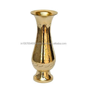 Florero único de grado Premium decorativo estilo moderno latón obligatorio maceta de interior real para plantas artificiales precio a granel - Product Image 5