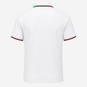 Customize Men White Contrast Stripe Polo <b>Shirt</b> Soft Breathable Short Sleeve Casual Summer <b>Collar</b> <b>T</b> <b>Shirt</b> for Sports Daily Wear - Product Image 5
