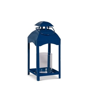 Farol Decorativo Moderno para el Hogar, Magnífico, de Forma Rectangular, de Metal y Vidrio, para Decoración del Hogar y Jardín, en Acabado Verde Claro - Product Image 2