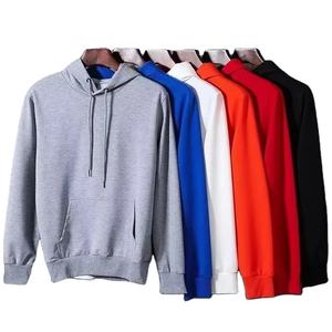 Vente en gros de sweatshirt à capuche à épaules tombantes pour hommes 100% coton personnalisé pull décontracté numérique d'hiver brodé bouffé solide - Product Image 4