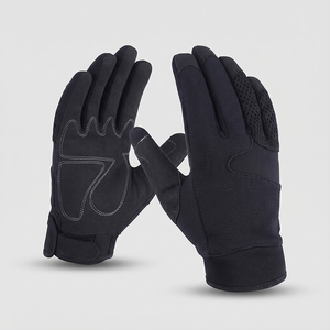 Guantes de Trabajo Mecánicos Amara de Cuero Sintético Reforzado, Certificación CE, 11 oz, Puño Ajustable, Anticorte, Guantes de Seguridad Resistentes - Product Image 2