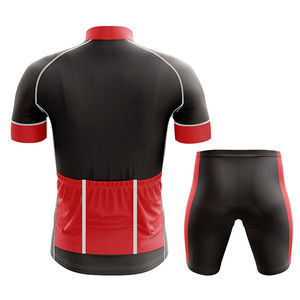 Vêtements de sport cyclistes personnalisés à prix de gros, les plus vendus, uniformes en tissu 100 % haute qualité, courts, respirants et à séchage rapide - Product Image 2