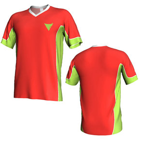 เสื้อเจอร์ซีย์ระดับพรีเมียม-เสื้อเจอร์ซีย์แขนสั้นระบายอากาศได้ดีสำหรับฤดูร้อน ขนาดพลัสไซส์ สำหรับเล่นกีฬาและใช้ในทีม - Product Image 4