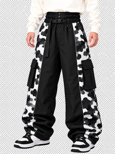 Unisex Quick Dry Power Stretch Fleece <b>Waterproof</b> 10,000mm Ski Snowboard <b>Trousers</b> Super Baggy Loose Fit Winter Snow Sport - Product Image 5