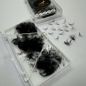 Custom Cluster <b>Lashes</b> Kit Private Label Extension Individual Cluster <b>Lashes</b> Natural <b>Lash</b> Clusters with Box Manufacturer Direct - Product Image 2