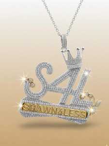 Pendentif Lettre de Luxe Hip Hop, Bijou Moissanite Ronde VVS Personnalisée, Pendentif Lettre Initiale Nom Sertie de Diamants pour Cadeaux - Product Image 5