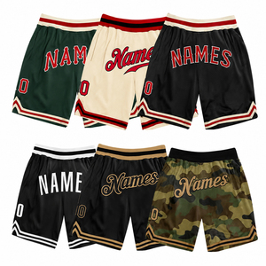 Nouveaux shorts de basket-ball en mesh personnalisés pour hommes, shorts de sport athlétiques respirants à séchage rapide, streetwear, shorts d'entraînement pour la salle de sport - Product Image 2