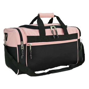 Bolsa Deportiva de Poliéster Rosa y Negra, 30-40L, Cierre de Cremallera, Estilo Casual, Gran Capacidad, Unisex, para Fitness y Viajes - Product Image 6