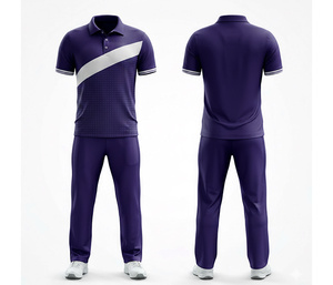 OEM Full Sublimation <b>Cricket</b> Apparel Manufacturer | Men Women Youth <b>Cricket</b> Wears Polo Shirt and Trouser Full Team - Product Image 4