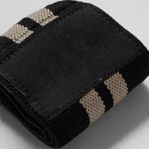 Bandes de poignet élastiques respirantes de haute qualité avec boucles pour le pouce, pour la musculation et l'haltérophilie, en polyester et coton, sangle de gym - Product Image 2