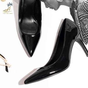 Zapatos de Fiesta de Tacón de 9 cm con Punta Puntiaguda de Alta Calidad, Fabricados en Vietnam, Duraderos, de PU, Sin Cordones, para Eventos Nocturnos, Fabricante Profesional - Product Image 5
