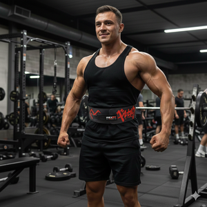 เข็มขัดยกน้ำหนัก Rexfit Sport Premium หนังแท้ คุณภาพสูง สำหรับยกน้ำหนัก ออกกำลังกาย รองรับหลัง สำหรับเดดลิฟท์ สควอท เพาะกาย - Product Image 6