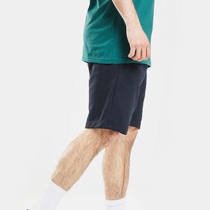 Pantalones Cortos de Felpa con Cordón Ajustable y Logotipo Personalizado para Hombre, 100% Algodón Transpirable, Cintura Media, Estilo Urbano Vintage Ecológico - Product Image 3