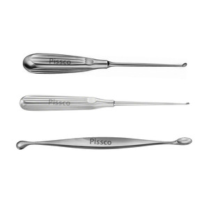 Juego de Curetas Óseas PISSCO, Instrumentos Ortopédicos para Columna Vertebral, Cureta Cervical, Retractor Quirúrgico, 3 Piezas - Product Image 4
