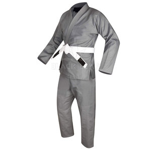 Custom Design BLACK <b>LEAF</b> BJJ Gi Uniform for Adult Professional Wear Best Selling 100% Cotton Eco-Friendly Quick Dry Breathable - Product Image 2