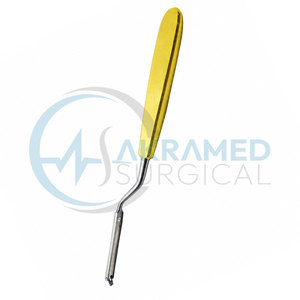 Couteau à baïonnette pivotant Ballenger Premium 19 cm en acier inoxydable avec manche doré, certifié CE, instrument chirurgical pour rhinoplastie ORL - Product Image 2