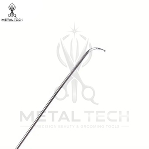 Kit de porte-aiguilles de ventilation à manche en laiton, 4 tailles, aiguilles à crochet en acier, outil de fabrication de perruques, de toupets et de postiches en dentelle, pour la création de nœuds capillaires - Product Image 5