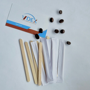 Venta al por mayor de bebidas personalizadas agitador de café de bambú de madera natural - Product Image 6