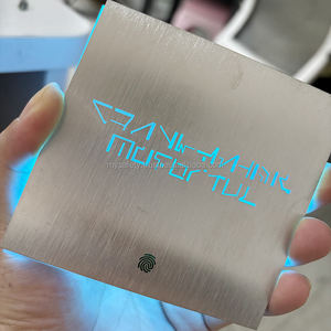 Etiquetas Personalizadas de PVC con LED NFC, Acero Inoxidable, Impresión Digital UV, Película Transparente 3D Laminada, MSF002, Gracias - Product Image 5