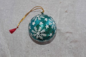 JBM Handmade Plastic Green Lemon <b>Christmas</b> Ball 6cm Painted Environment-Friendly Hanging Decoration <b>Boxed</b> Mall Decorations - Product Image 2