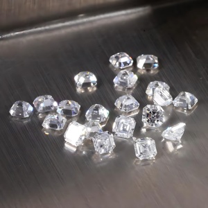Meilleur Prix Diamant de laboratoire cultivé taille Asscher 0,15-0,30 ct 3,00-3,50 mm Couleur D Pureté VVS-SI Diamant CVD en vrac taille brillant pour bijoux - Product Image 5
