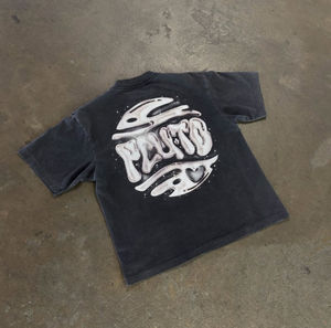 T-shirt personnalisé unisexe léger en coton tricoté 100 % écologique, respirant, séchage rapide, style hip-hop, col rond, coupe classique, manches courtes, toucher soyeux - Product Image 3
