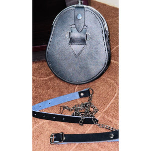 OEM ODM Scottish Highland Outfit Black Fur Kilt Sporran Silver Cantle Handmade Sporran with Tassels <b>Chain</b> <b>Belt</b> 2026 - Product Image 4
