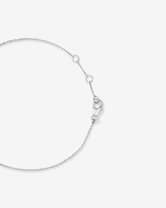 Bracelet chaîne minimaliste en argent 925 avec pendentif étoile en CZ, bijoux pour femmes à porter tous les jours - Product Image 3