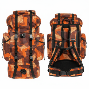 Trendy Large Capacity Camouflage Travel Backpack Waterproof Multi Pocket <b>Rucksack</b> Adjustable Shoulder Strap Outdoor Luggage Bag - Product Image 2