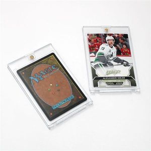 Porta Carte Magnetico con Apertura Superiore, Custodia Rigida in PVC con Motivo Sportivo alla Moda per Carte da Baseball e Biglietti da Visita 35pt - Product Image 6
