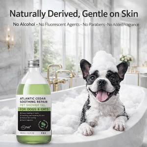 Best Selling Itch Relief Organic Wholesale Private Label Dog/Cat Shampoo Sensitive Skin Soothing Repair Shower Gel 500mL Plastic - Product Image 2