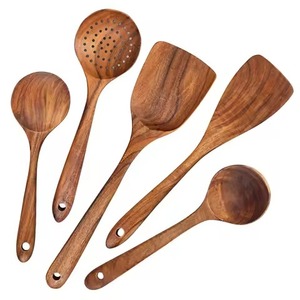 Durable Wooden Serving <b>Spoon</b> Solid Wood Kitchen Cooking Utensil For Stirring Mixing Rice Curry <b>Soup</b> Sauce Ideal Cooking Tool - Product Image 2