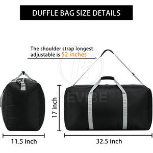 Sacs de sport en nylon de qualité supérieure avec fermeture éclair, meilleur matériau, sacs de sport en nylon avec fermeture éclair très demandés pour la vente en ligne - Product Image 4