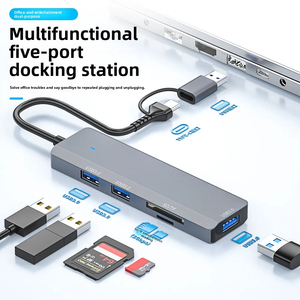Base de Conexión USB 3.0 TIPO C, Expansor Multipuerto USB C con Lector de Tarjetas SD y TF para Laptop - Product Image 4
