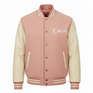 Winter Varsity <b>Jacket</b> Hooded Unisex Chenille Letters Front Logo Quick Dry Breathable Eco-Friendly - Product Image 1