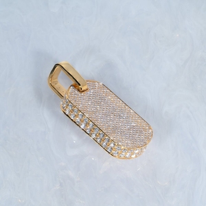 Hip Hop Iced Out VVS Moissanite Charm Custom <b>Initial</b> Name Letter <b>Pendant</b> 925 Sterling <b>Silver</b> Gold Plated Jewelry Gift - Product Image 2