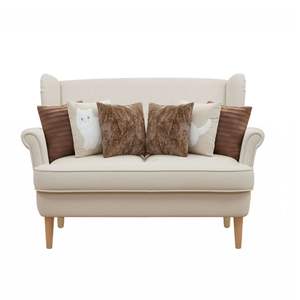 ชุดปลอกหมอนตกแต่ง SOGA 5 ชิ้น ผ้ากำมะหยี่สีน้ำตาล ขนสัตว์เทียม ลายหนังสีสนิม รูปเงาแมว - Product Image 1