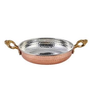 Decorative and Functional Brass Kadai with Iron Handles Handmade Brass Cooking Vessel for Indian Kitchen and Hospitality - Product Image 6