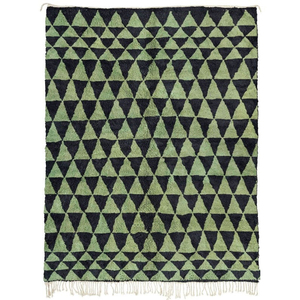 Alfombras de lana y seda anudadas a mano de lujo Alfombras marroquíes tradicionales Alfombras bereberes de Marruecos Alfombras de piso de dormitorio para decoración del hogar - Product Image 6