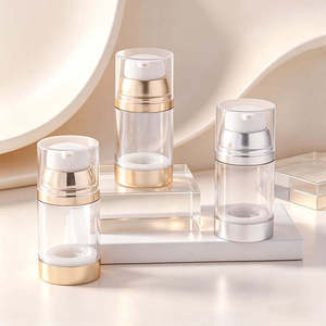 Silk Screen Printing Serums <b>Plastic</b> <b>Bottles</b> New Round Airless Pump Customizable <b>100ml</b>/120ml/150ml <b>Bottles</b> - Product Image 5